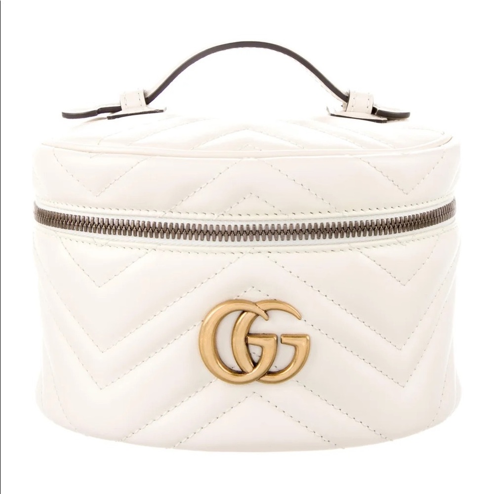 Mini GG Marmont Matelassé Round Backpack GUCCI